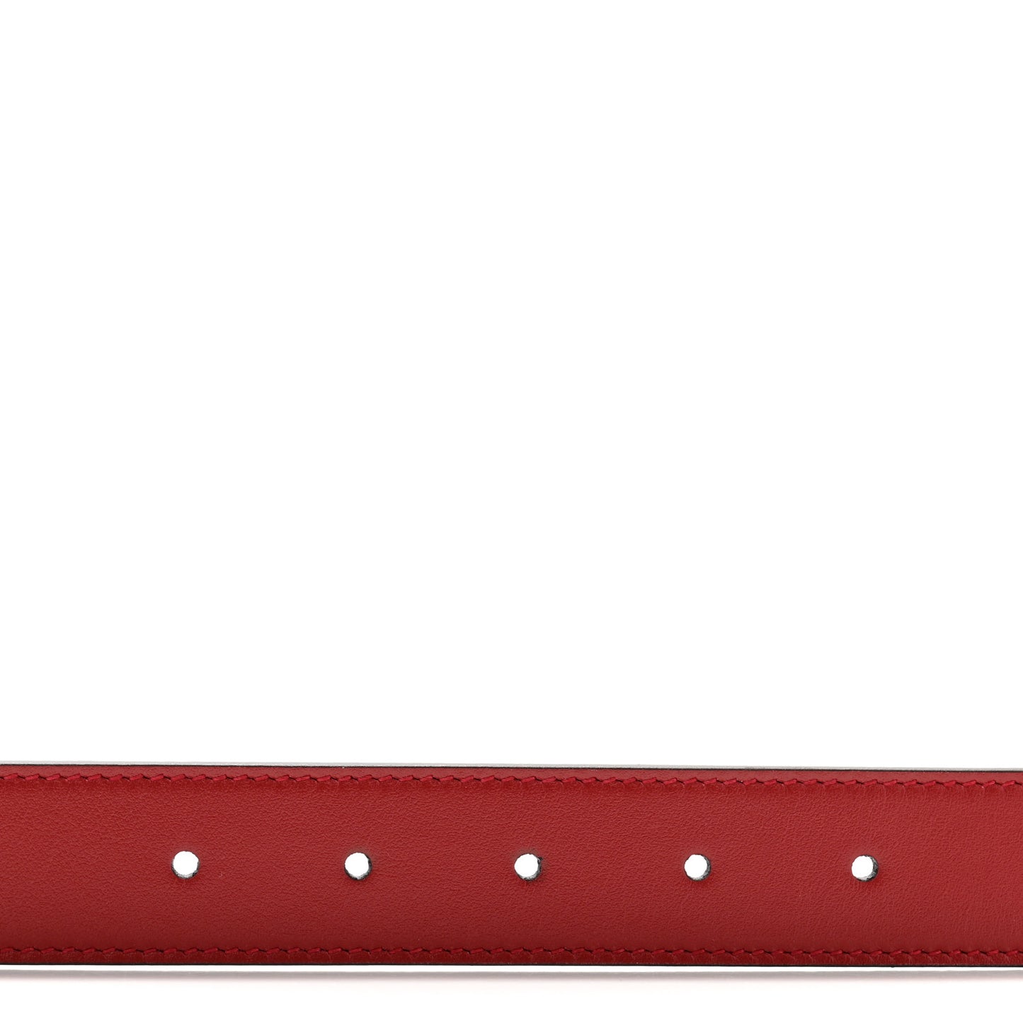 Plutone Calfskin Double G 30mm Belt 75 30 Red