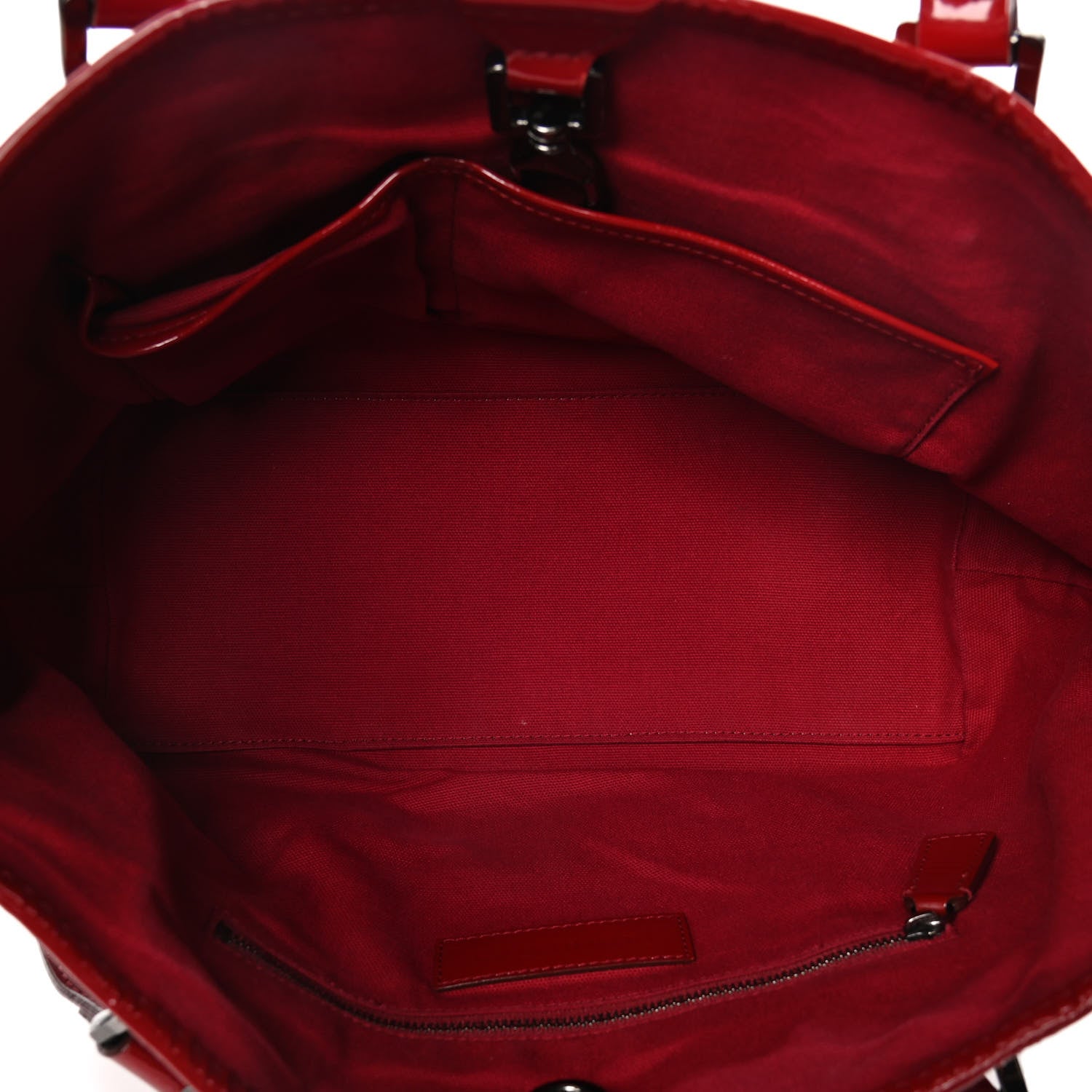 Burberry Nova Check PVC Tote Red 4 of 5