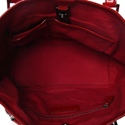 Burberry Nova Check PVC Tote Red 4 of 5
