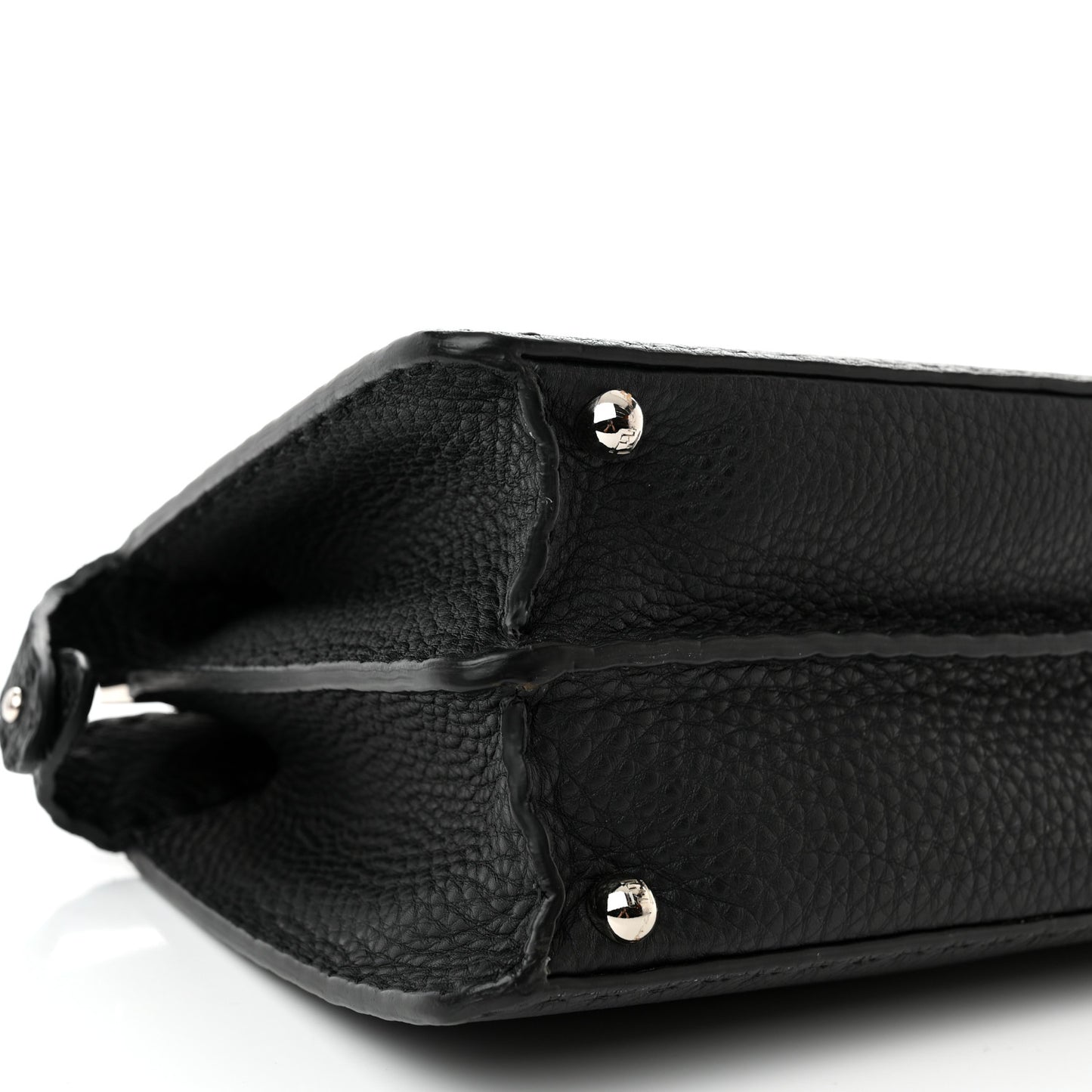 Cuoio Romano Selleria Small Peekaboo I SEE U Satchel Black Camel Sunflower