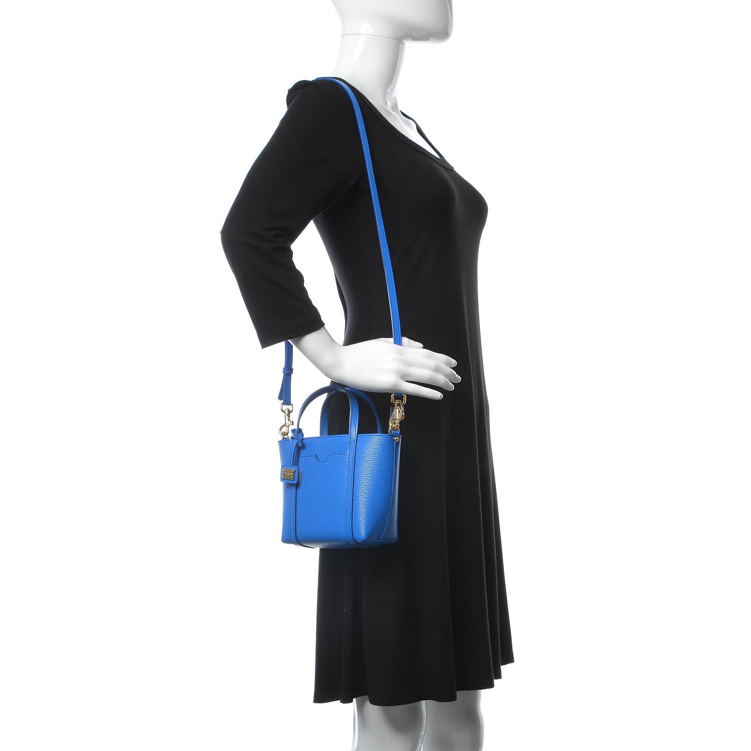 Dolce & Gabbana Dauphine Mini Crossbody Bag Blue 2 of 7