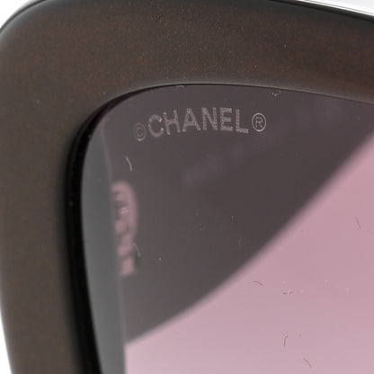 Chanel Acetate Polarized CC Sunglasses 5468-B Burgundy 7 of 8
