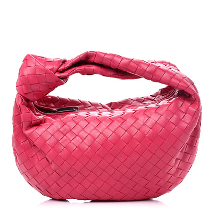 Bottega Veneta Nappa Intrecciato Teen Jodie Hobo Cranberry 1 of 9