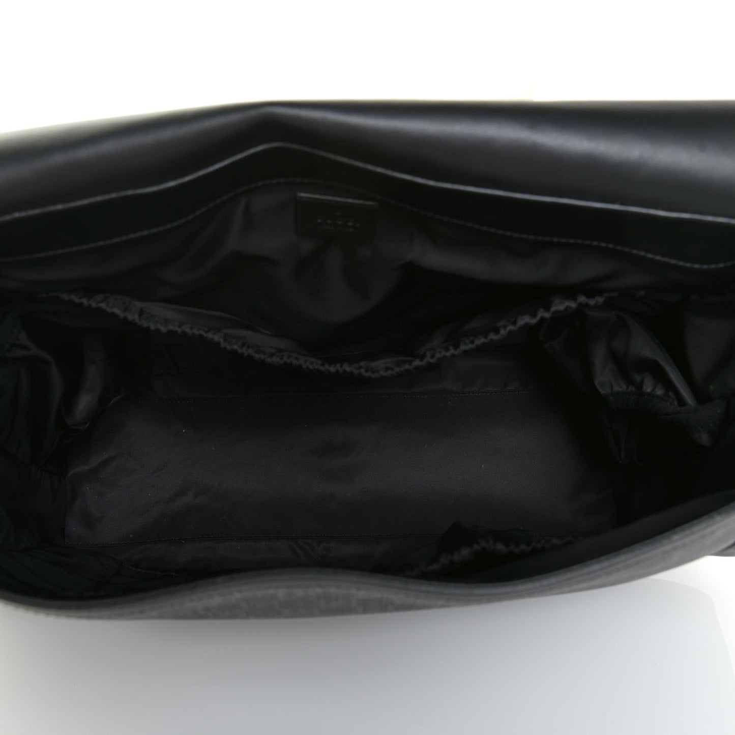 GG Supreme Monogram Web Messenger Diaper Bag Black Grey