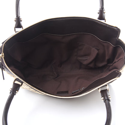 Gucci Monogram D Gold Tote Dark Brown 5 of 14