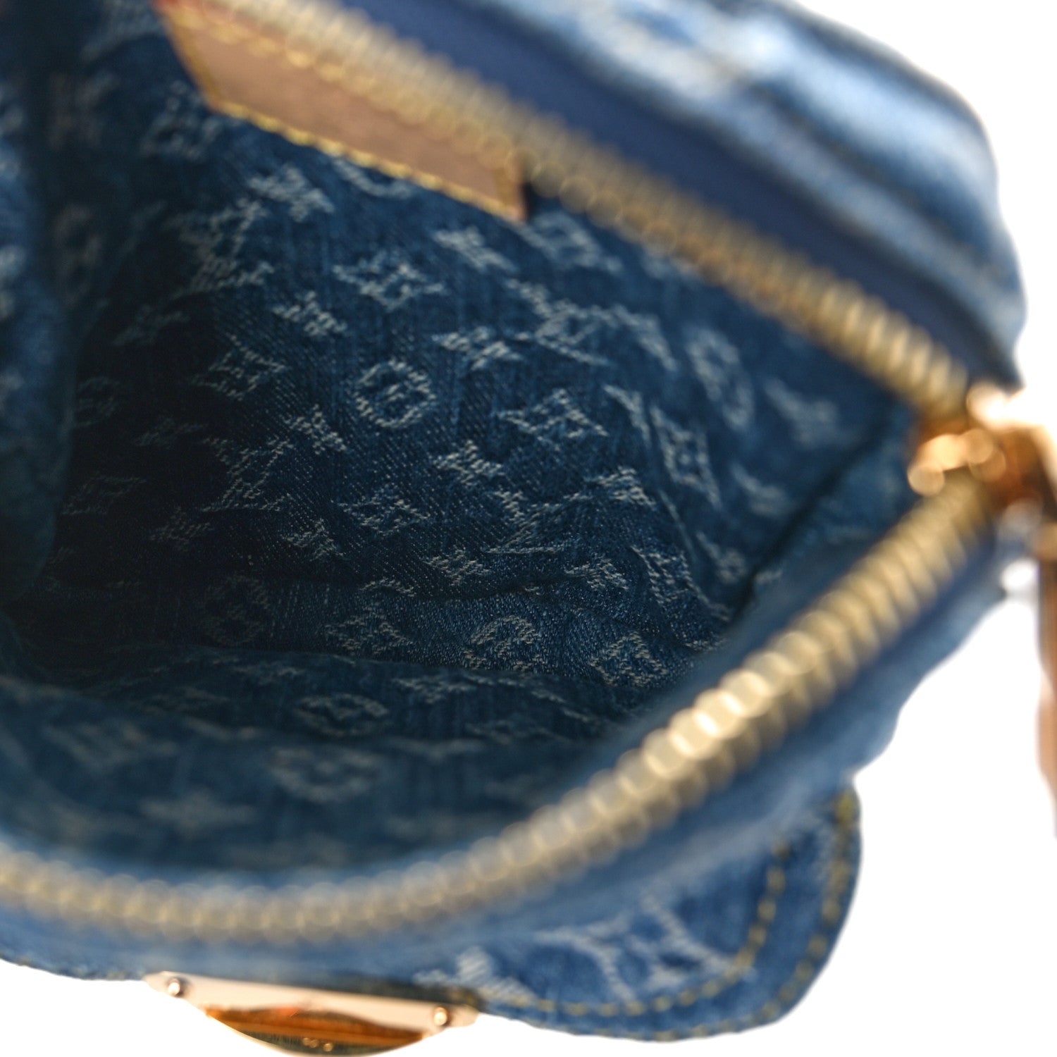 Louis Vuitton Monogram Denim Camera Bag Blue 5 of 8