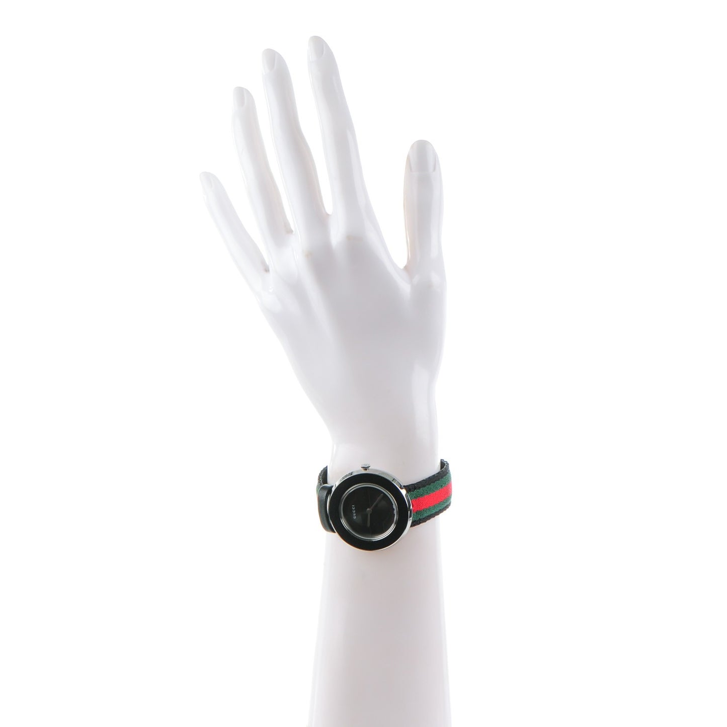 Stainless Steel Nylon 36mm U-Play Quartz Watch Black