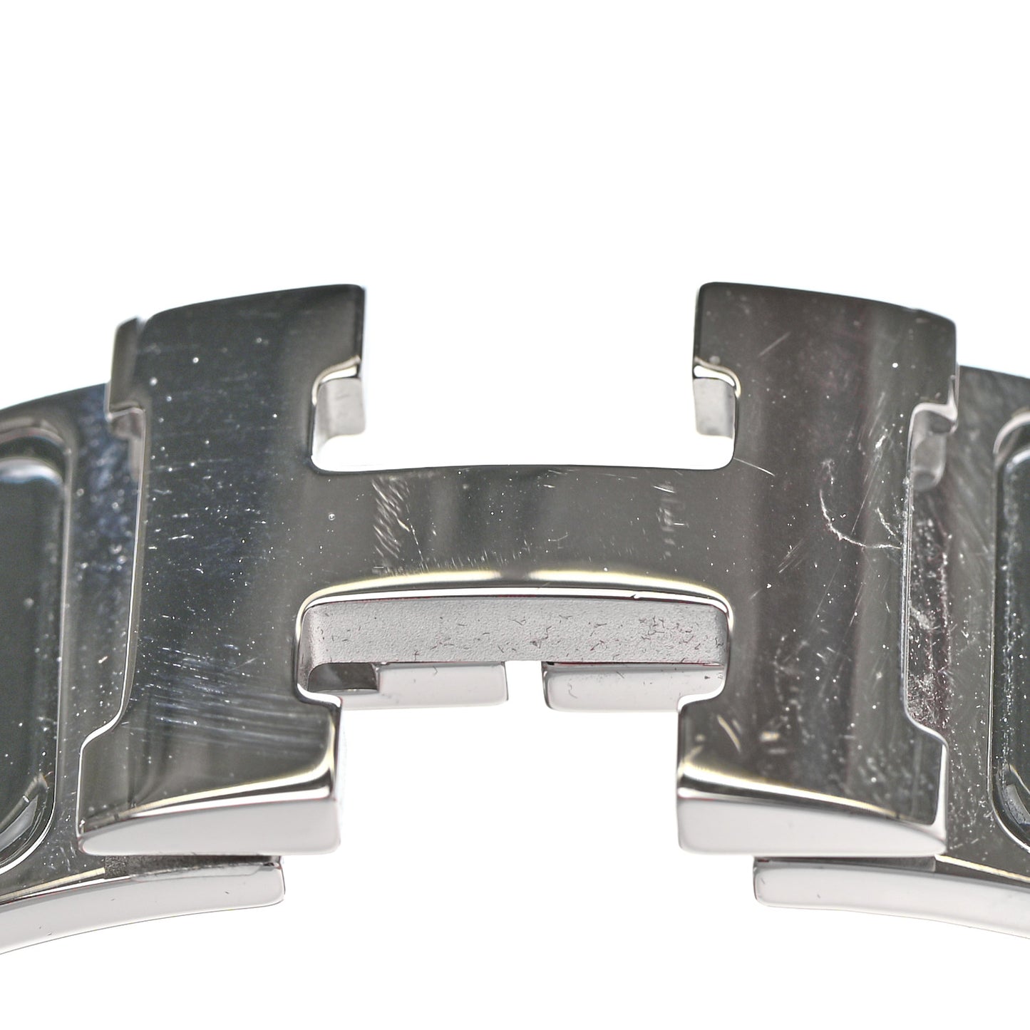 Enamel Wide Clic Clac H Bracelet GM Black
