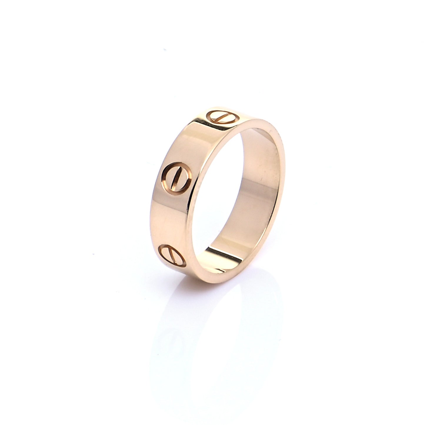 18K Yellow Gold 5.5mm LOVE Ring 56 7.5
