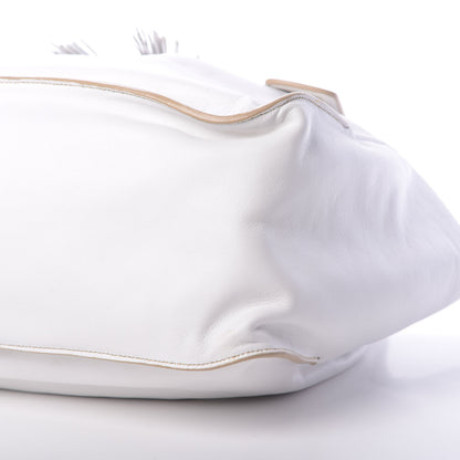 Prada Nappa Soft Drawstring Tote White 10 of 14