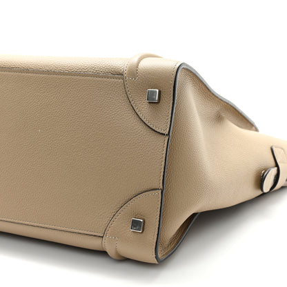 Celine Drummed Calfskin Mini Luggage Dune 9 of 11