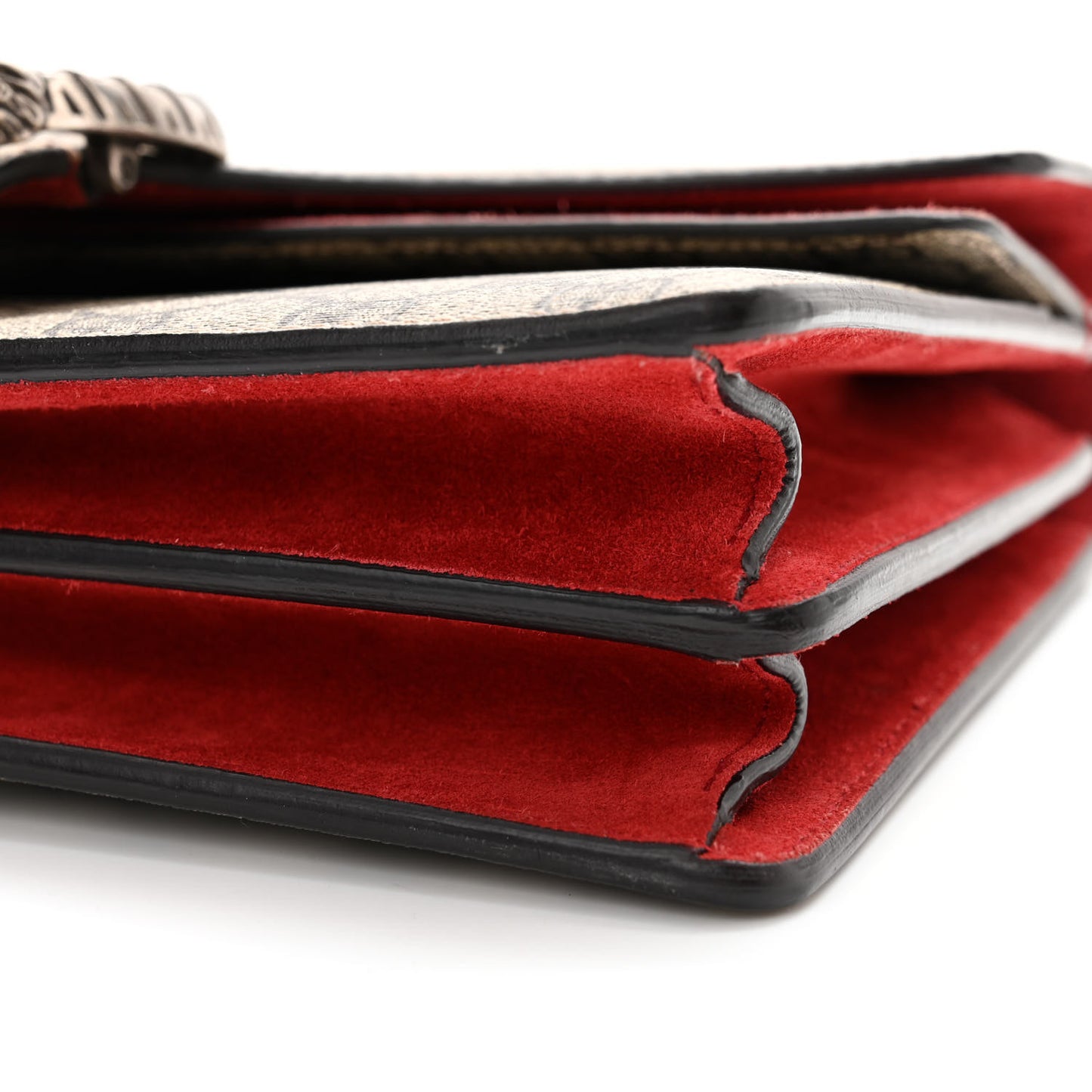 GG Supreme Monogram Small Dionysus Shoulder Bag Red