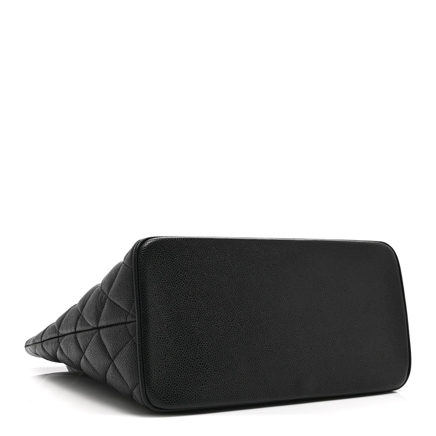 Caviar Quilted Medallion Tote Black