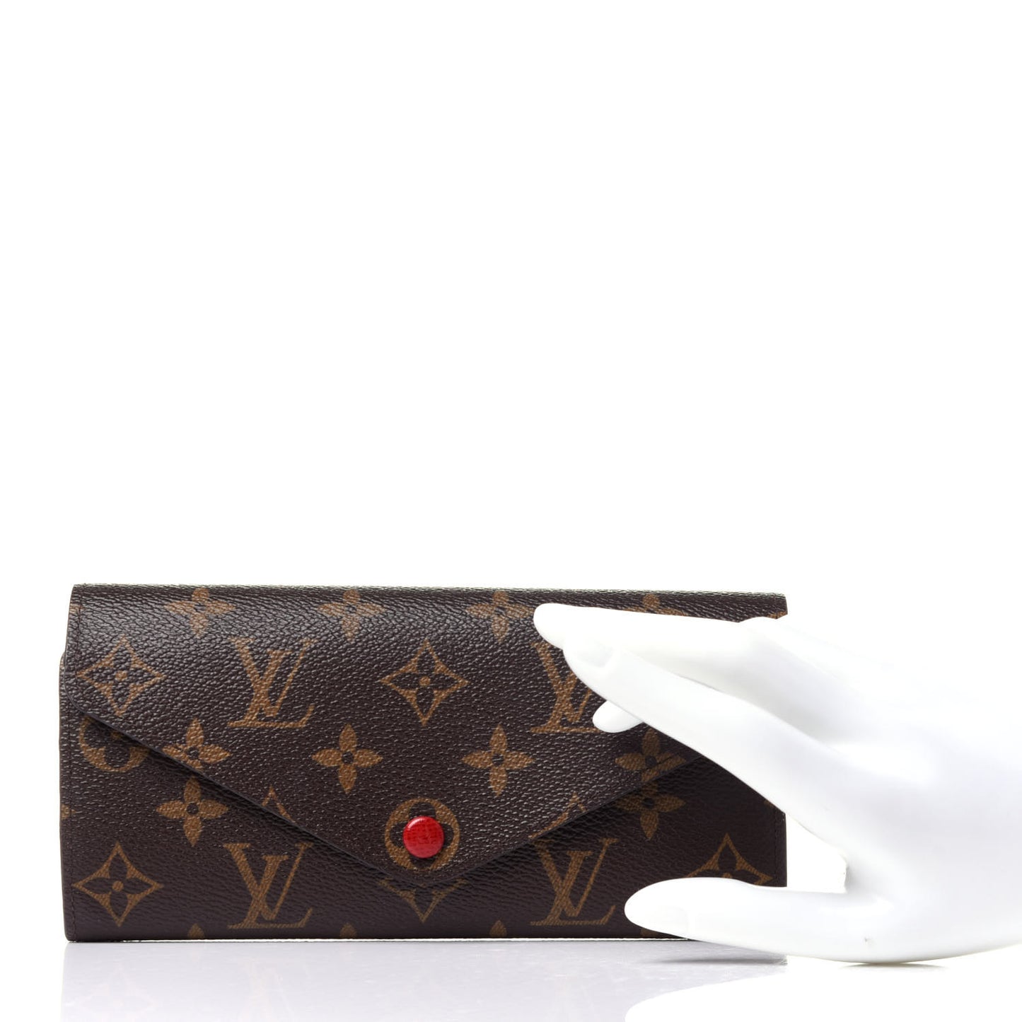 Monogram Josephine Wallet Red