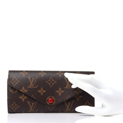 Louis Vuitton Monogram Josephine Wallet Red 2 of 15