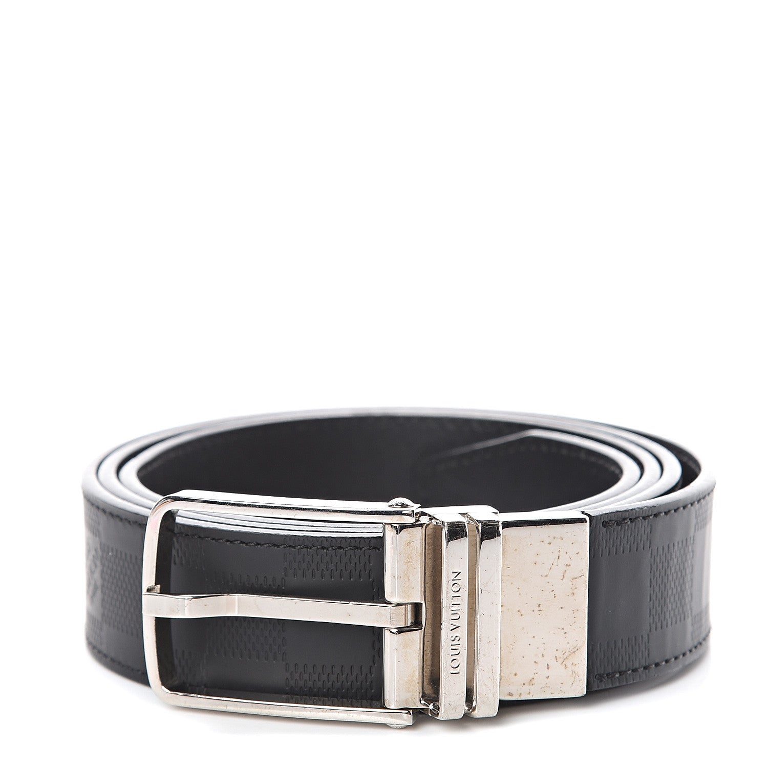 Louis Vuitton Damier Infini Calfskin 35mm Belt 110 44 Black 1 of 5