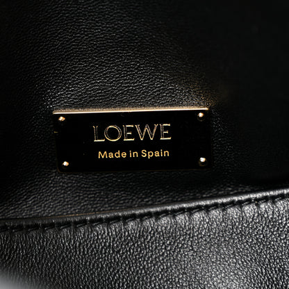 Loewe Nappa Lambskin Small Featherlight Puzzle Bag Black 6 of 10