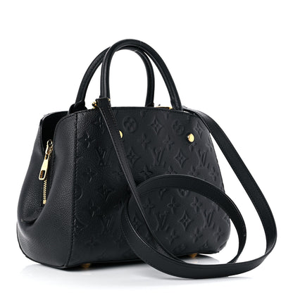 Louis Vuitton Empreinte Montaigne BB Black 3 of 10