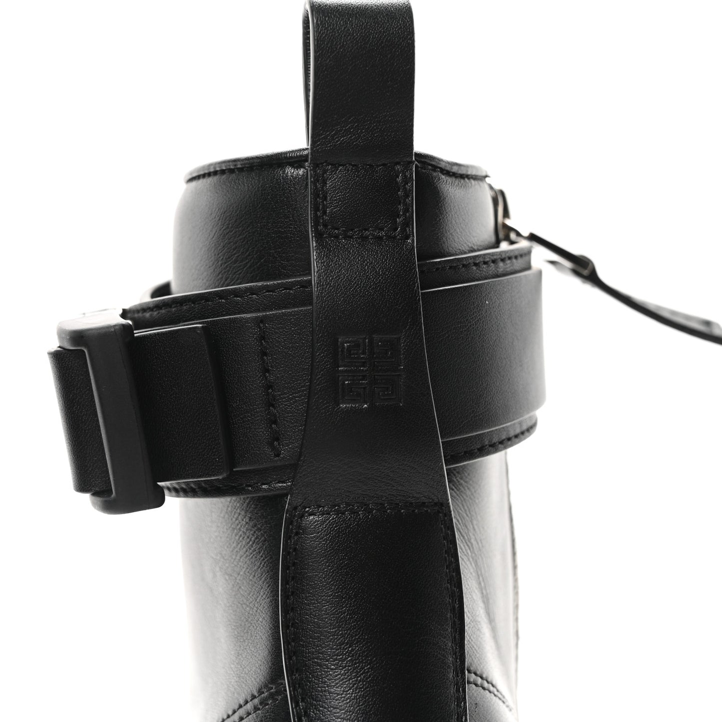 Calfskin Combat Boots 35 Black