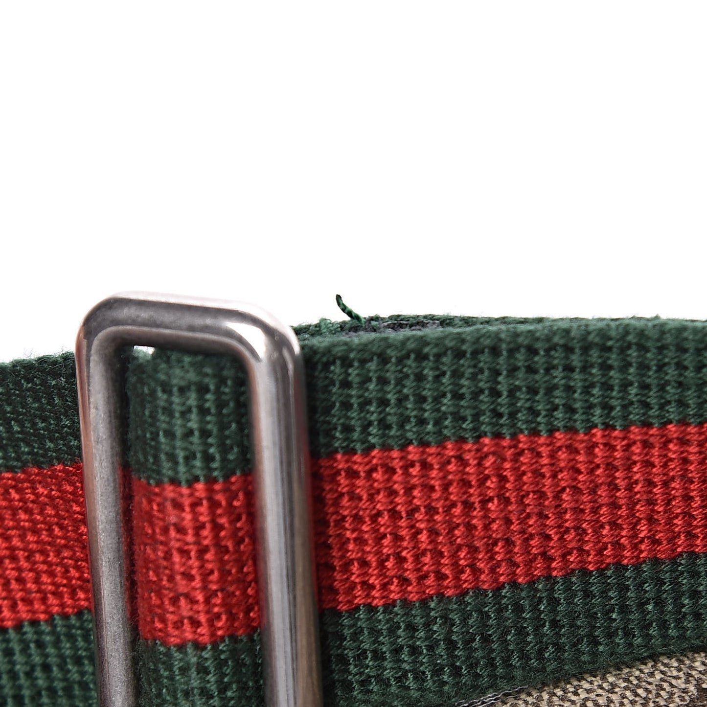 GG Supreme Monogram Web Belt Bag Black