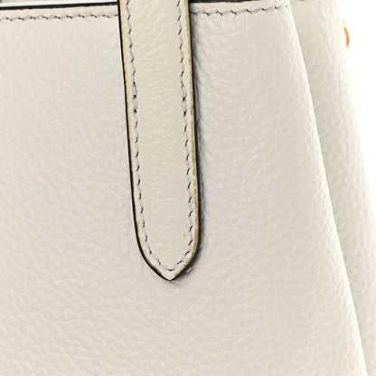Salvatore Ferragamo Tumbled Calfskin Gancini Mini Bag White 11 of 13