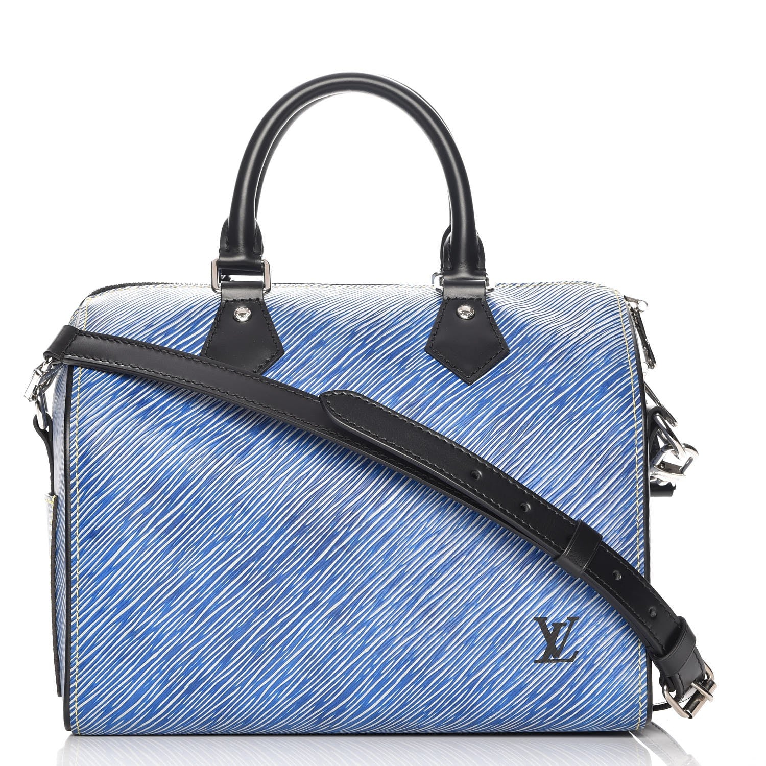 Louis Vuitton Epi Speedy Bandouliere 25 Denim Light 1 of 8