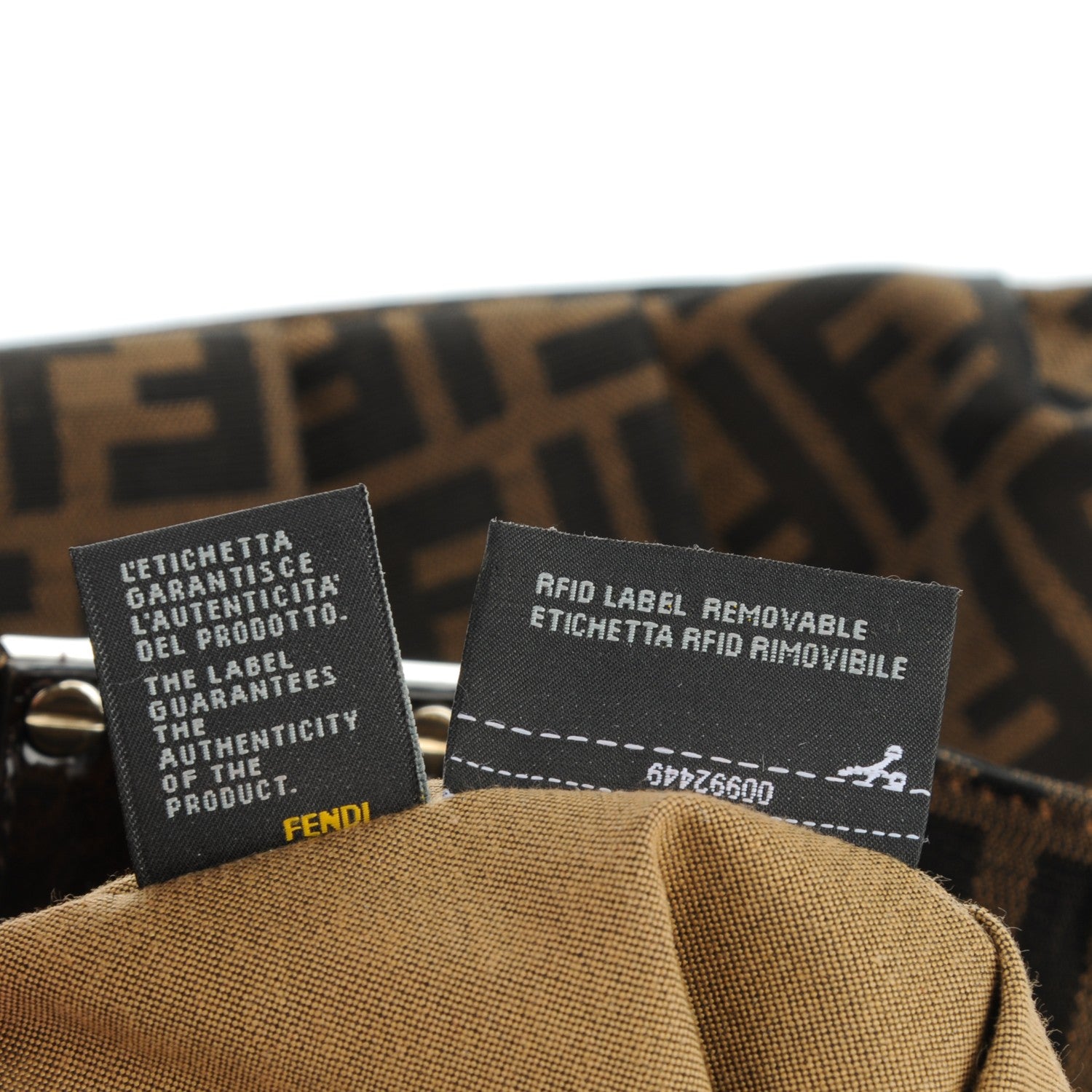 Fendi Zucca Mia Tote Tobacco 8 of 8