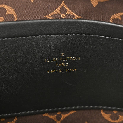 Louis Vuitton Calfskin Monogram Embossed Utility Crossbody Black 6 of 9
