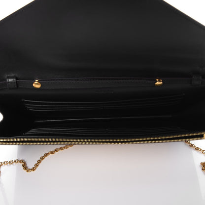 Celine Shiny Calfskin Clutch on a Chain Multicolor 6 of 7