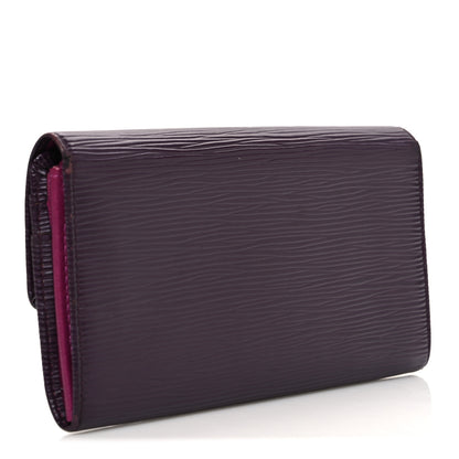 Louis Vuitton Epi Sarah Wallet Cassis 3 of 8