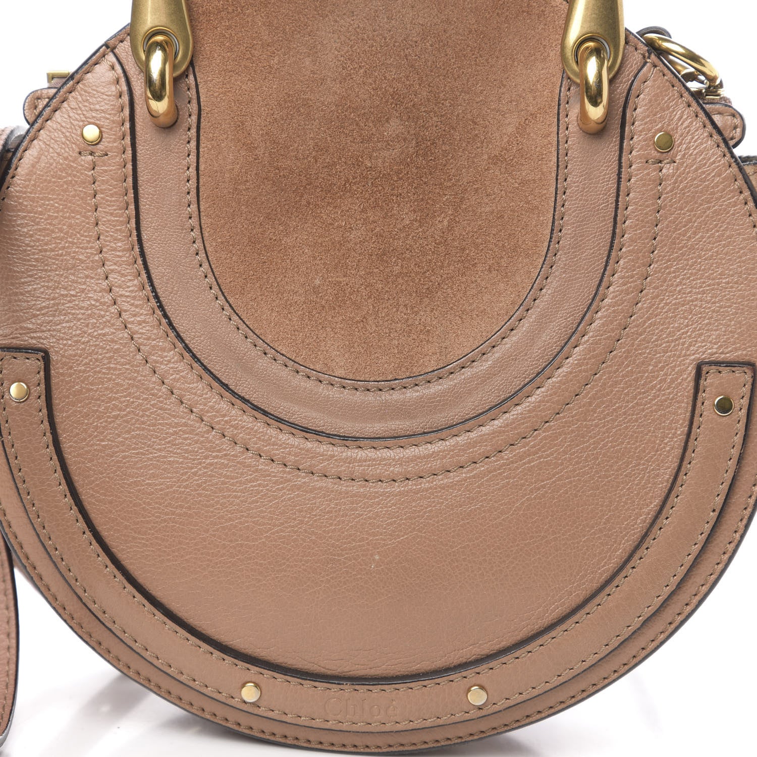 Chloe Calfskin Suede Small Pixie Bag Nougat 10 of 10