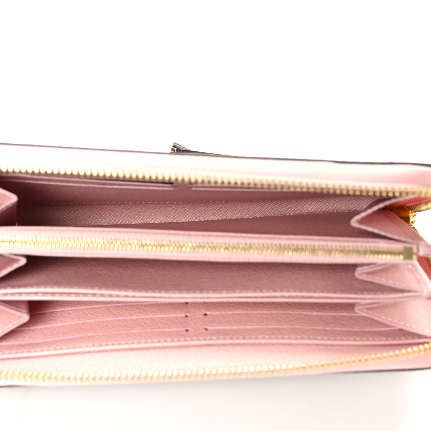 Louis Vuitton Monogram Pompon Zippy Wallet Rose Ballerine 5 of 8