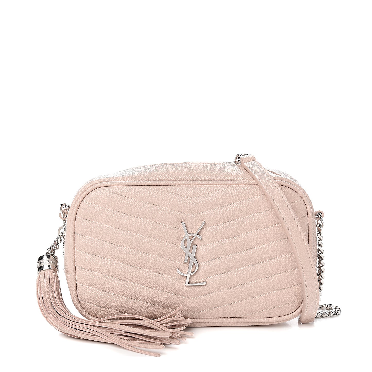 Grain De Poudre Matelasse Monogram Mini Lou Camera Bag Marble Pink