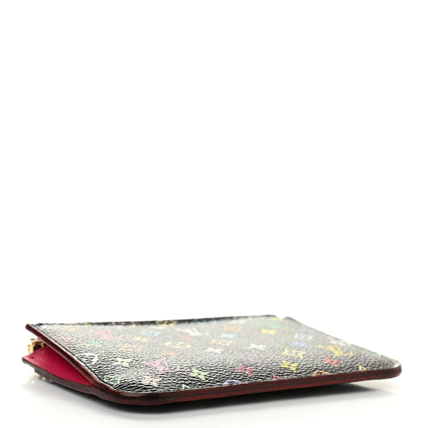 Louis Vuitton Monogram Multicolor Key Pouch Black Grenade 4 of 9