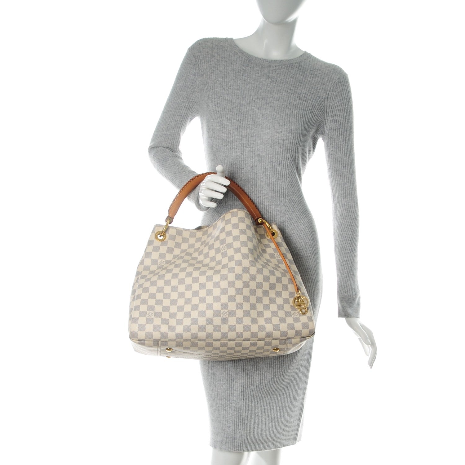 Louis Vuitton Damier Azur Artsy MM 2 of 8