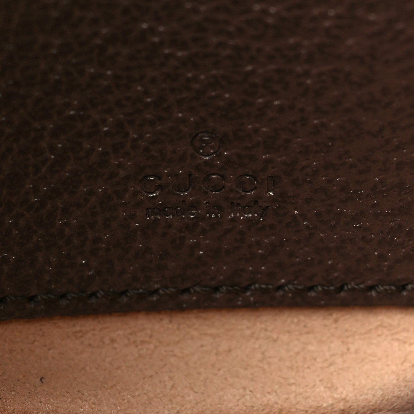 GG Supreme Monogram Textured Calfskin Web Mini Ophidia Half Moon Hobo Beige Ebony New Acero