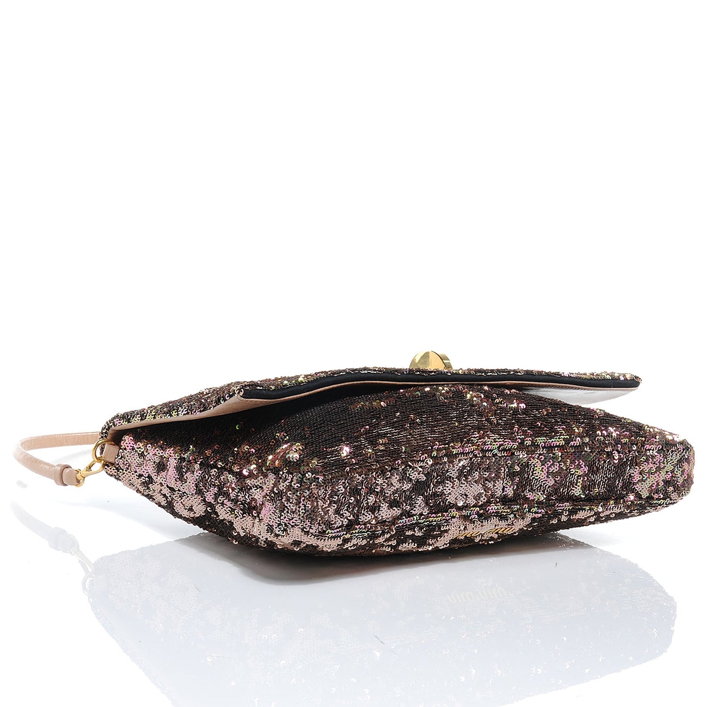 Oversized Sequined Clutch