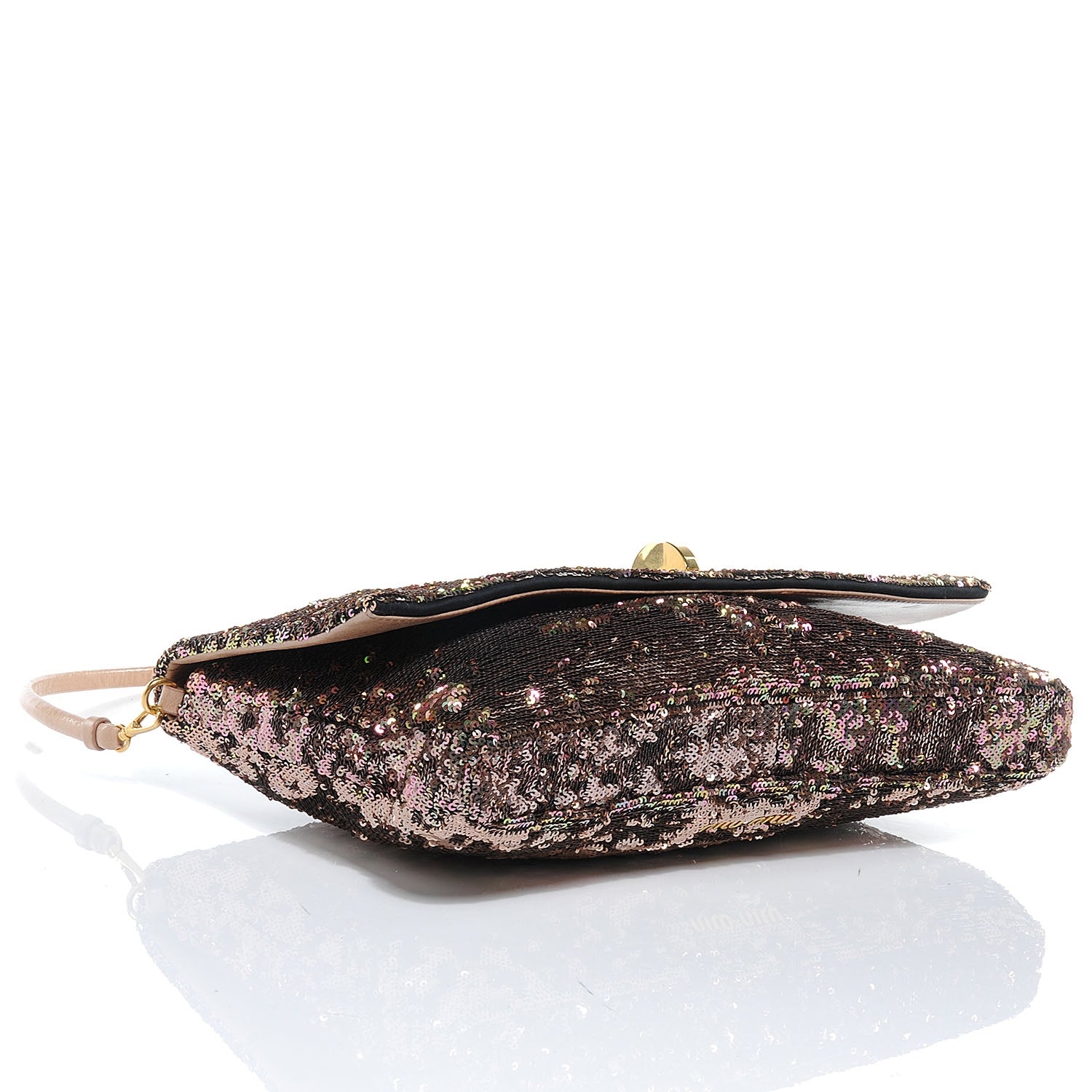 Miu Miu Oversized Sequined Clutch 4 of 8