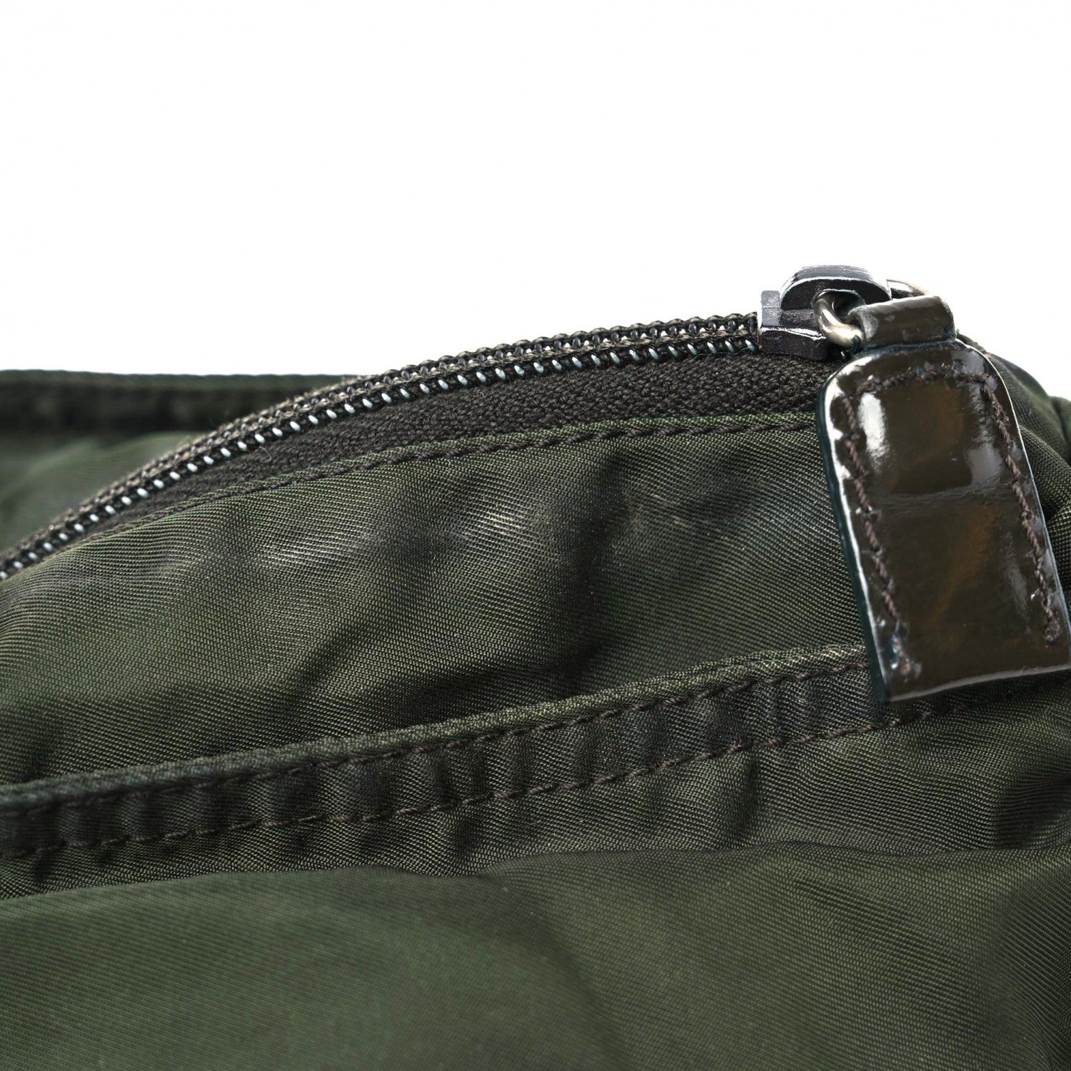 Prada Tessuto Nylon Hobo Green 17 of 18