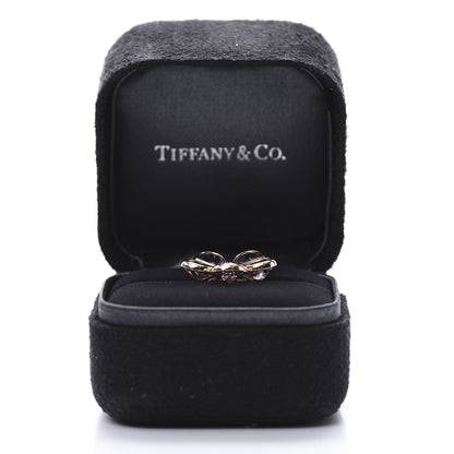 Tiffany 18K Rose Gold Diamond Amethyst Sparklers Flower Ring 46 3.75 6 of 6