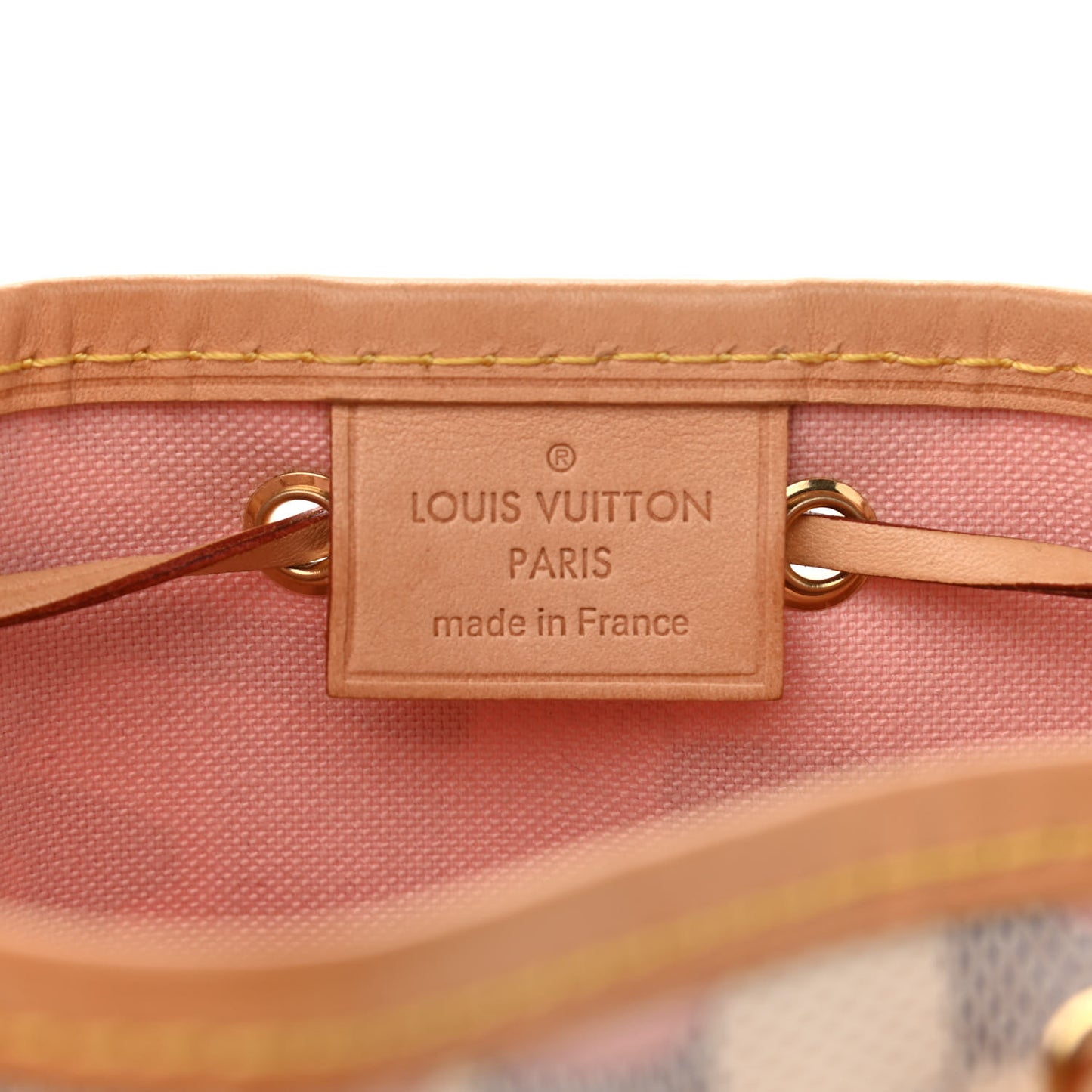 Damier Azur Tahitienne Nano Noe Rose Ballerine