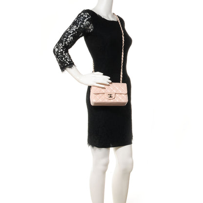 Chanel Caviar Quilted Mini Flap Light Pink 2 of 9