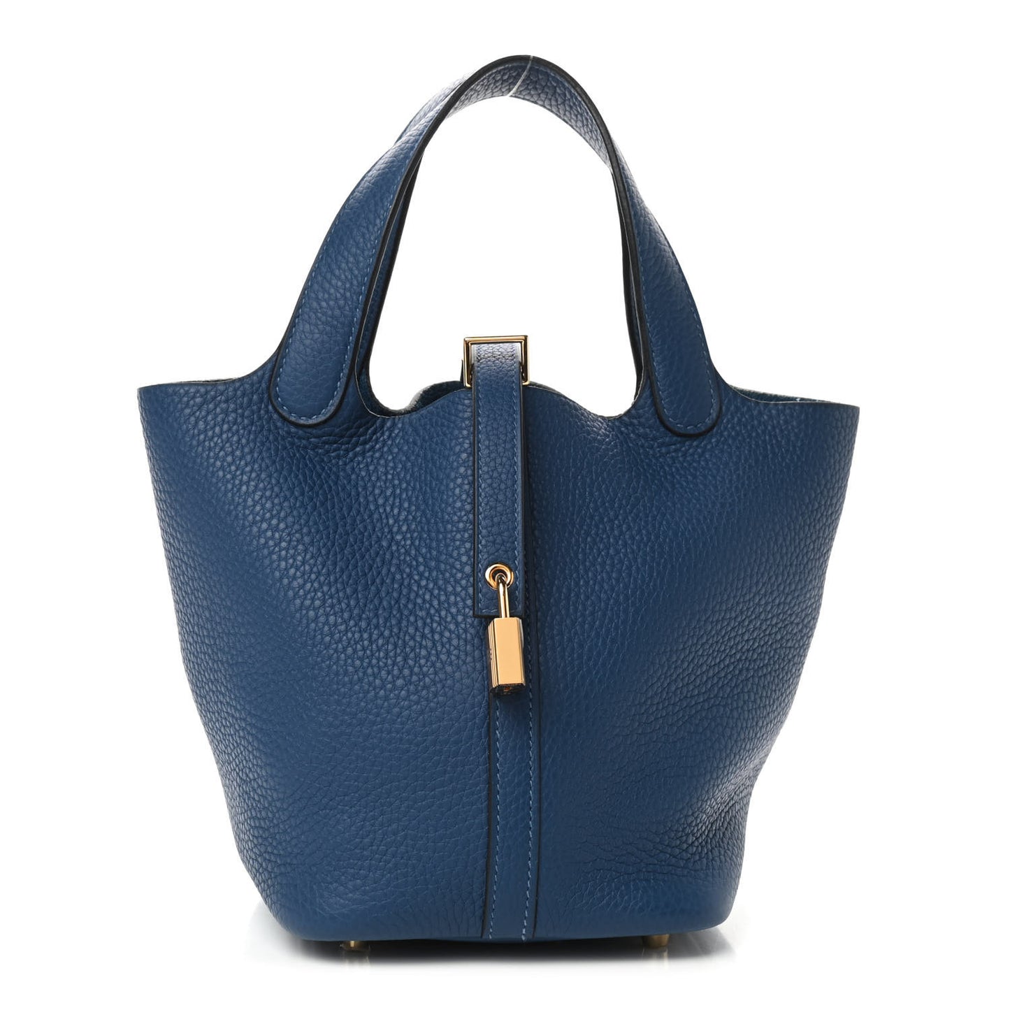 Taurillon Clemence Picotin Lock 18 PM Deep Bleu