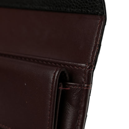 Chanel Caviar Quilted Long Flap Wallet Black 9 of 11