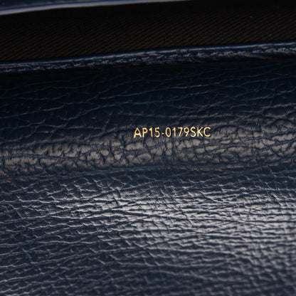 3.1 Phillip Lim 3.1 Textured Calfskin Medium Pashli Satchel Lapis 7 of 8