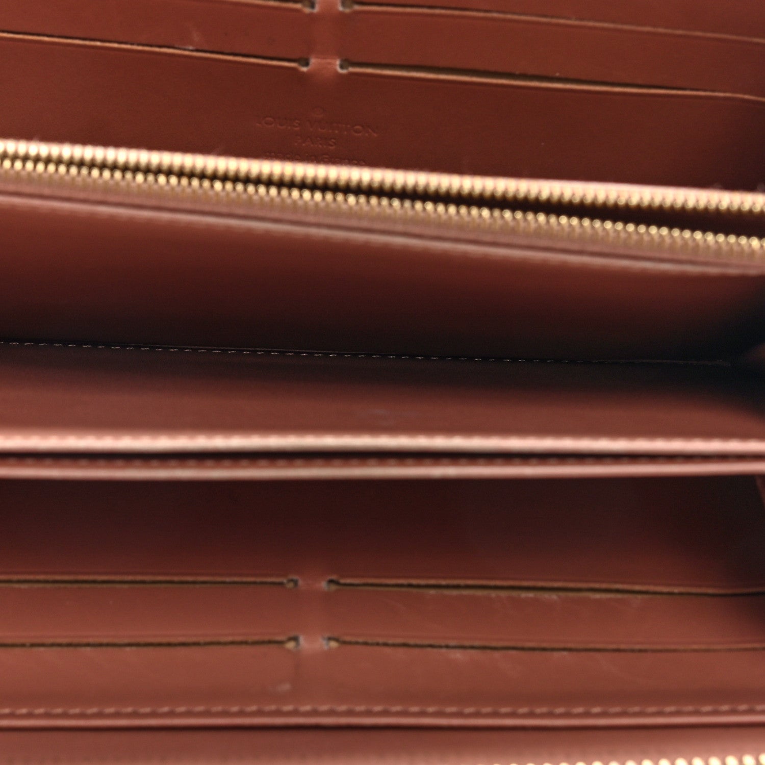 Louis Vuitton Vernis Zippy Wallet Rose Velours 5 of 6