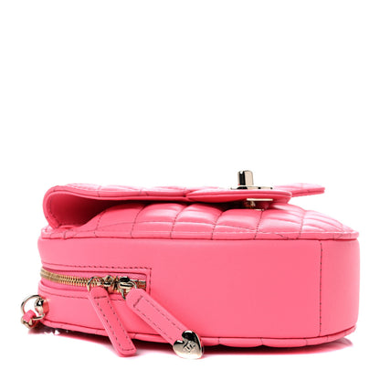 Chanel Lambskin Quilted CC In Love Heart Bag Pink 4 of 10