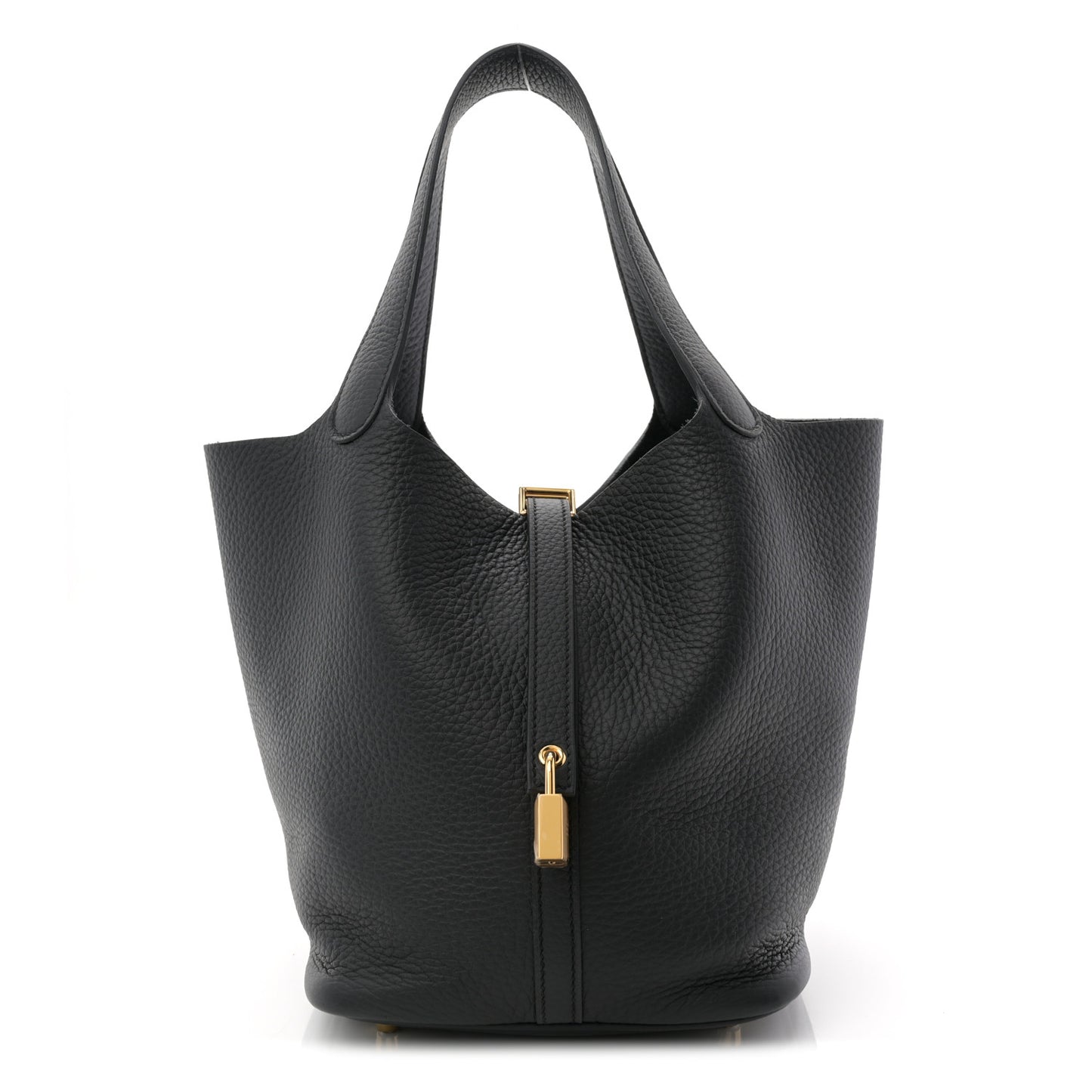 Taurillon Clemence Picotin Lock 22 MM Black