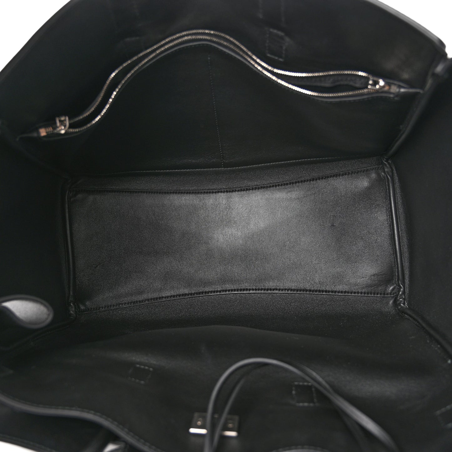 Smooth Calfskin Medium Bel Air Carry All Bag Black