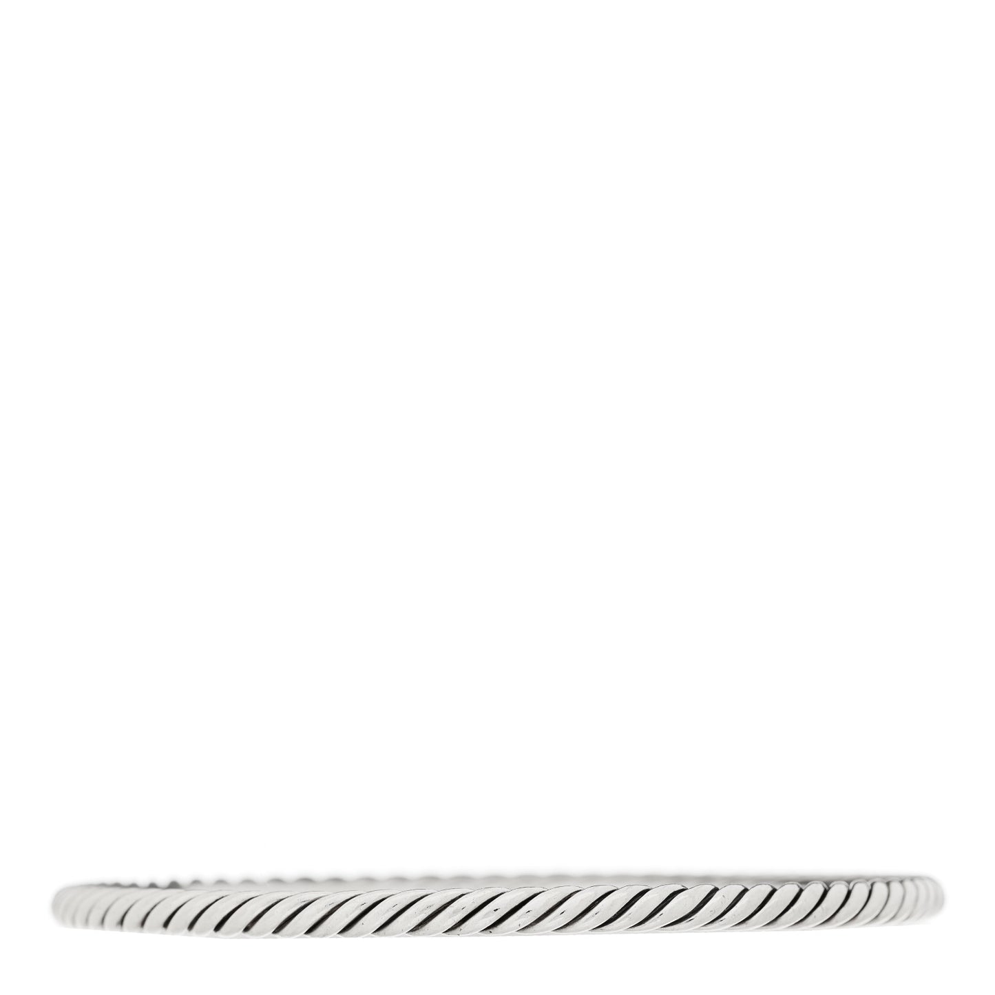 Sterling Silver 3.5mm Cable Classics Bangle Bracelet